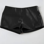 Shorts hipster Rhian de piel vegana