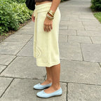 Shorts culottes de pierna ancha Sabina de punto