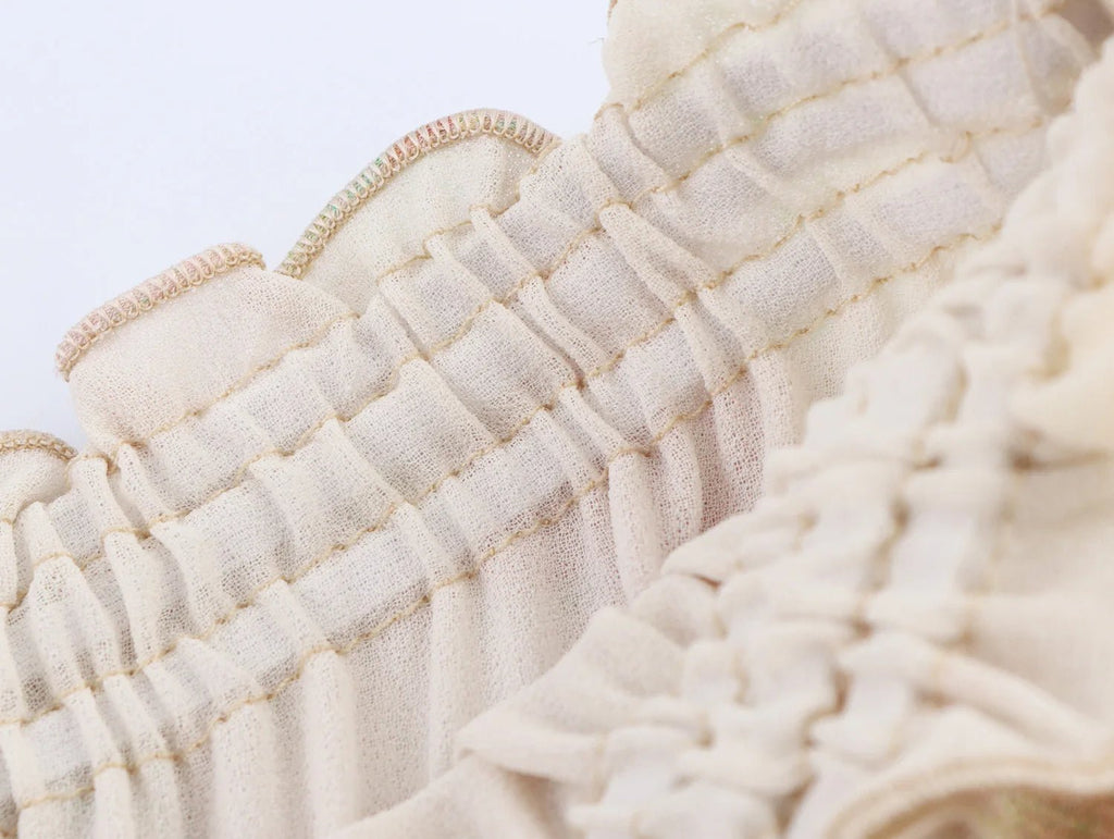 Falda larga bohemia Serena con volantes por niveles
