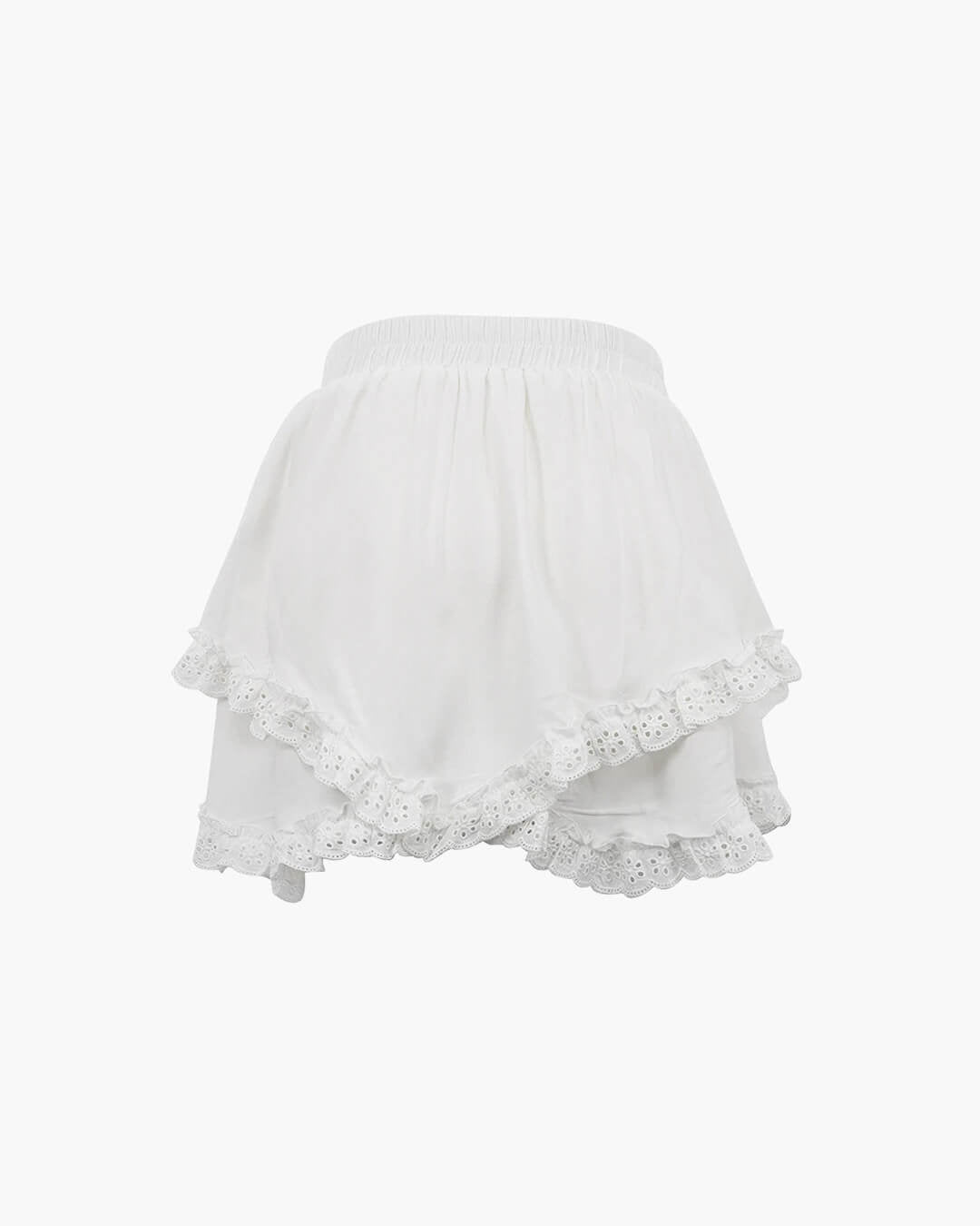 Falda mini Kyrie con volantes en capas