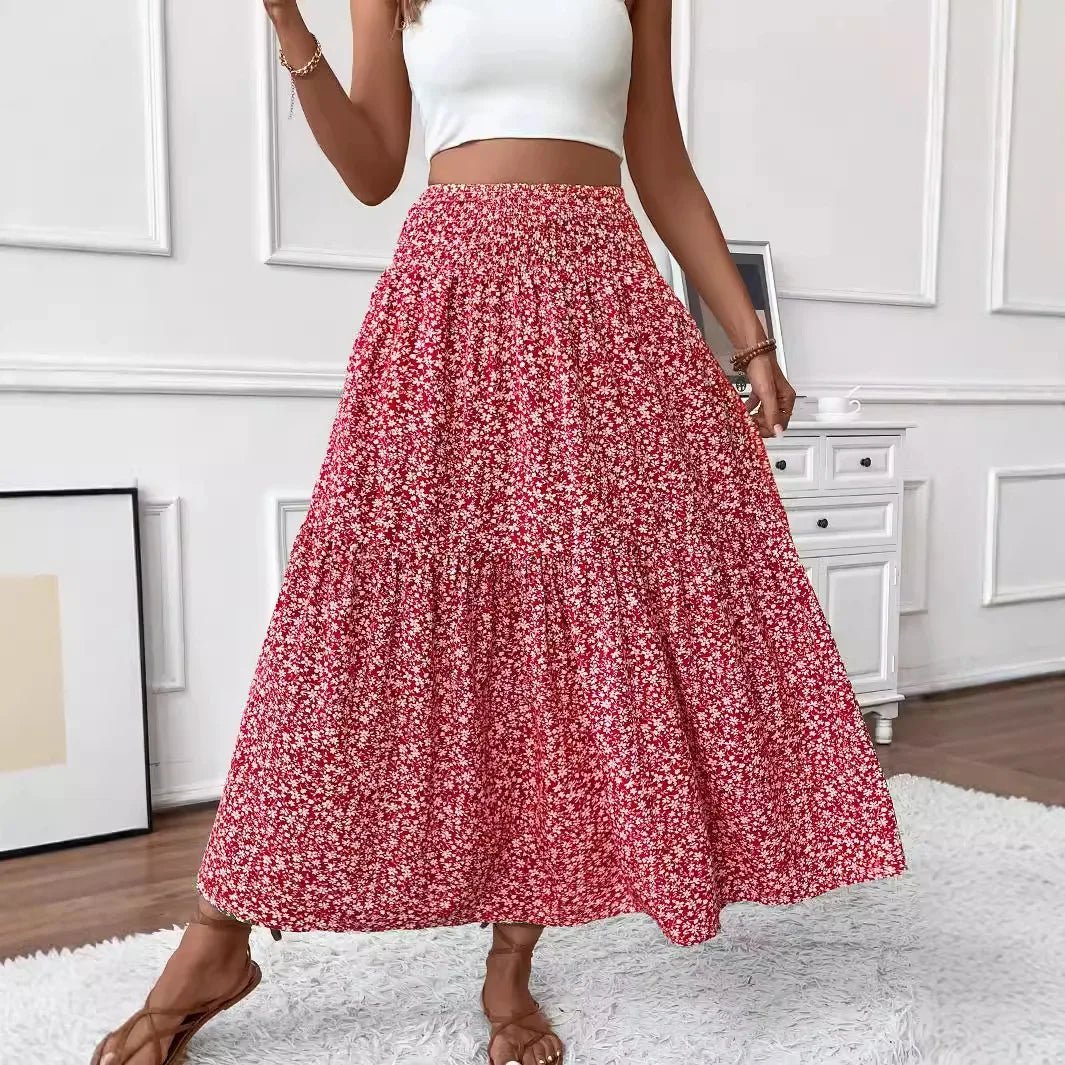 Falda Maxi Boho Floral Rivka