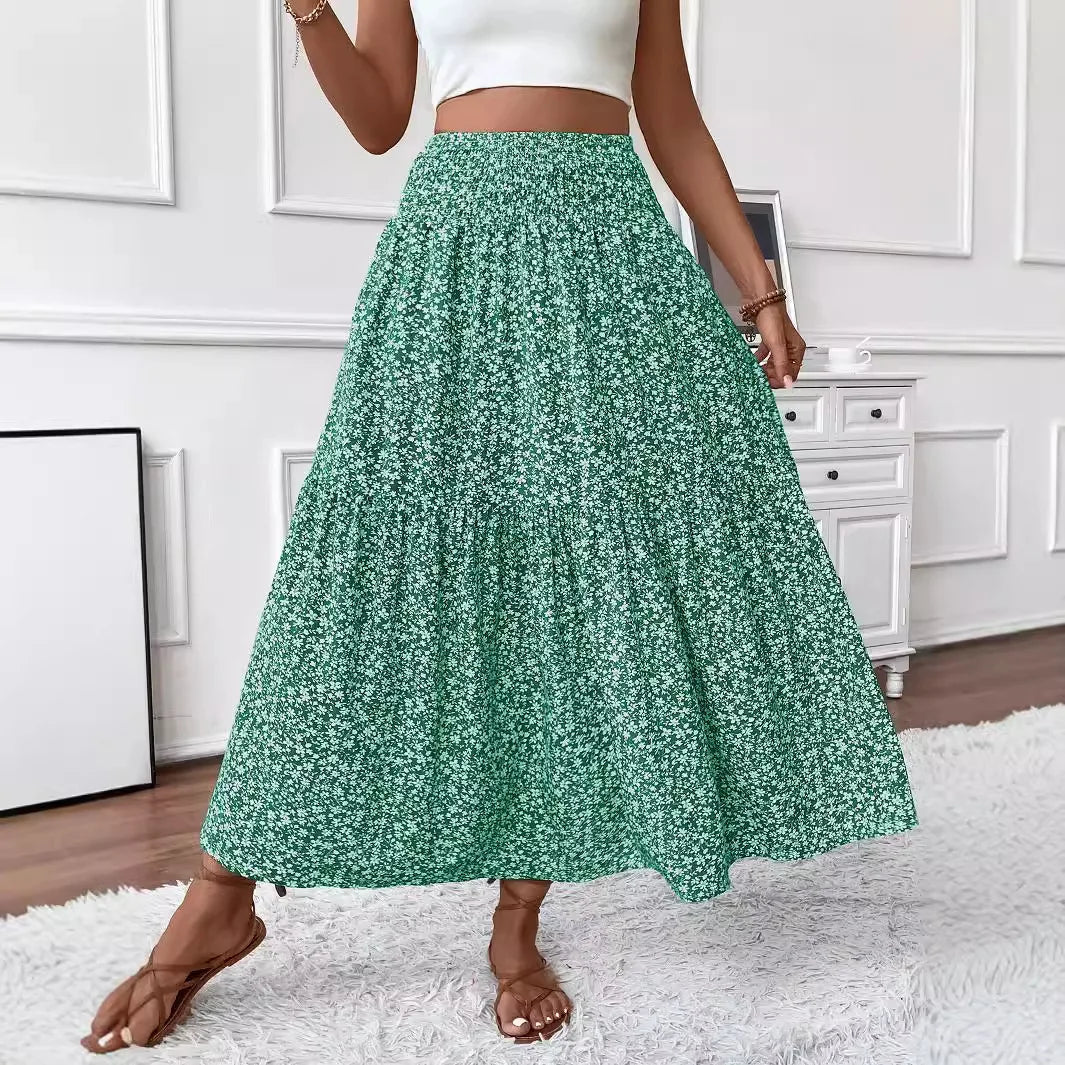 Falda Maxi Boho Floral Rivka