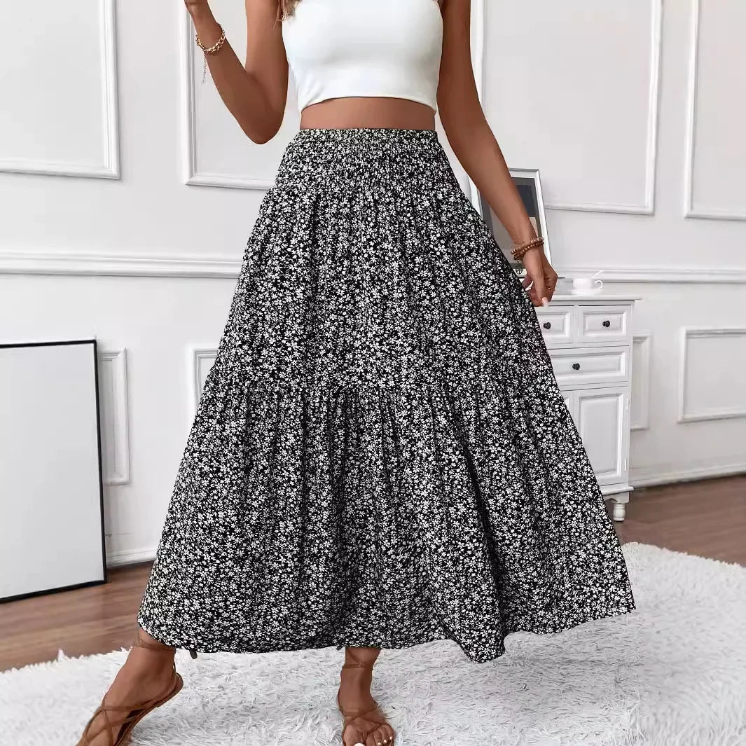 Falda Maxi Boho Floral Rivka