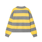 Elena jersey de rayas con cuello tipo polo