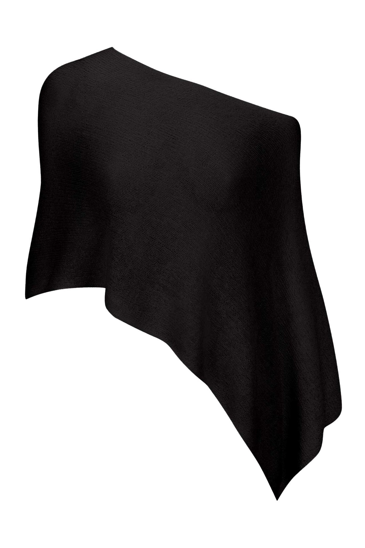 MARTINA | Top asimétrico tipo poncho transparente