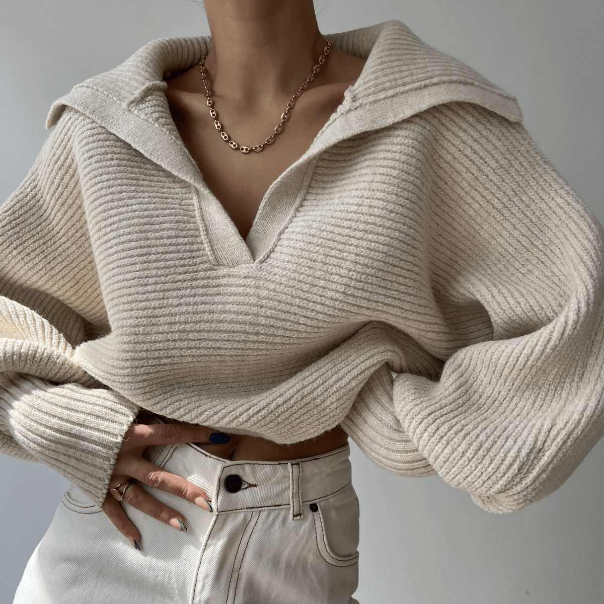 Suéter de punto oversize Kath