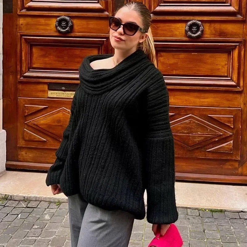 Aelwen jersey off-shoulder