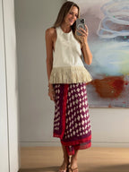 Aspen Top Bordado con Perlas