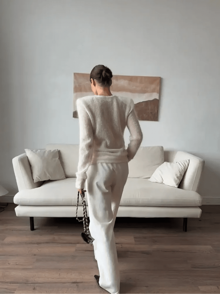 BEATRICE | Jersey ajustado transparente