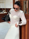 BEATRICE | Jersey ajustado transparente