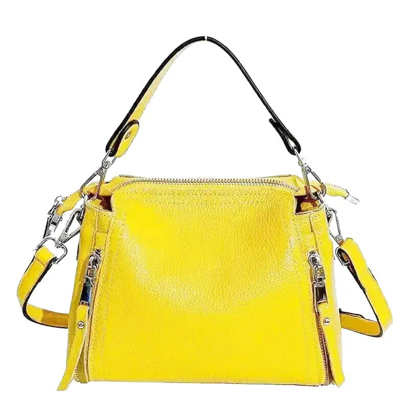 SOFIA - Bolso Bandolera de Piel Grabada