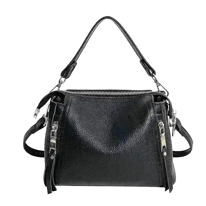 SOFIA - Bolso Bandolera de Piel Grabada