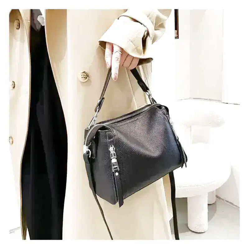 SOFIA - Bolso Bandolera de Piel Grabada