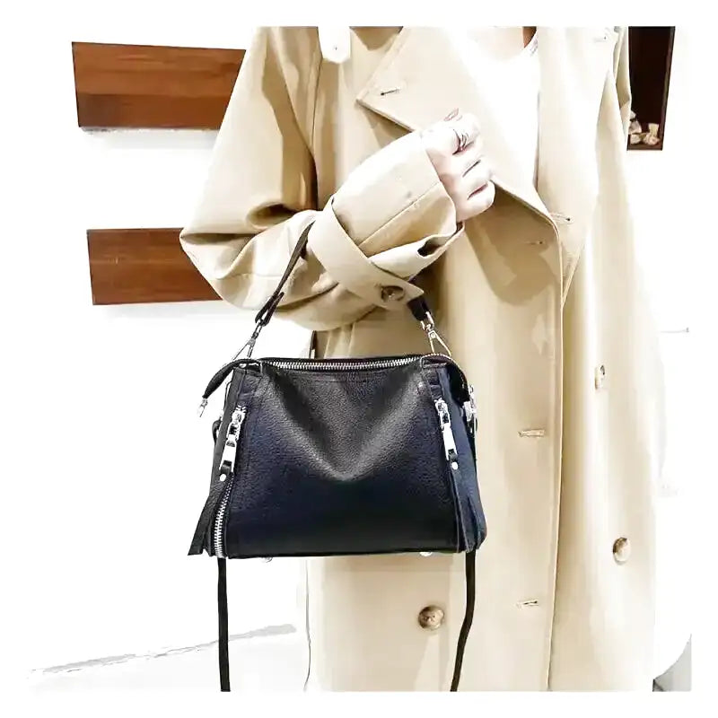 SOFIA - Bolso Bandolera de Piel Grabada