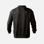 Sudadera a rayas con cuello con cremallera para hombre - Confort y estilo