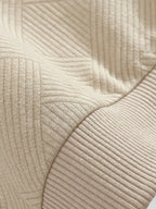 Sudadera a rayas con cuello con cremallera para hombre - Confort y estilo