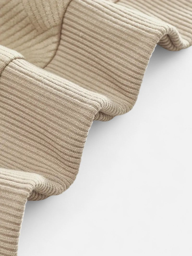 Sudadera a rayas con cuello con cremallera para hombre - Confort y estilo