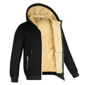 Sudadera con Capucha con Cremallera de Forro Polar para el Invierno