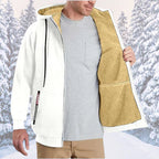 Sudadera con Capucha con Cremallera de Forro Polar para el Invierno