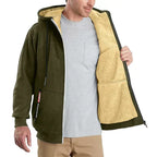 Sudadera con Capucha con Cremallera de Forro Polar para el Invierno
