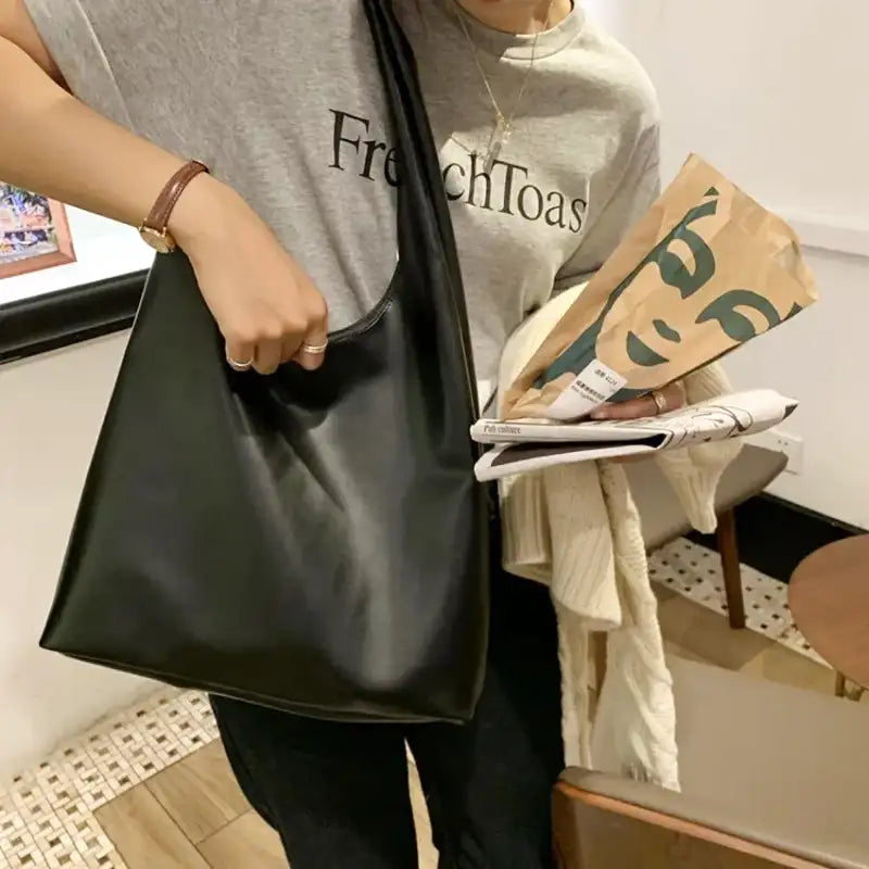 TERESA - Bolso para Clases Tote de Piel Flexible - OSMARA Fashion - vista 6