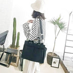 TERPSICHORE - Bolso Grande Multibolsillos de Lona Resistente