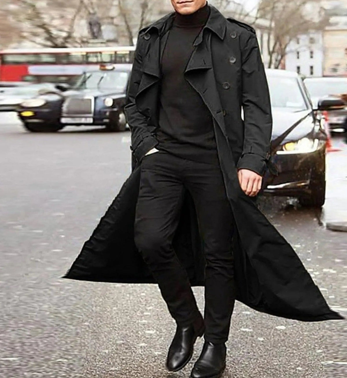 Trench-coat Hombre - Impermeable Elegante - Meredith