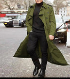 Gabardina elegante e impermeable para hombres