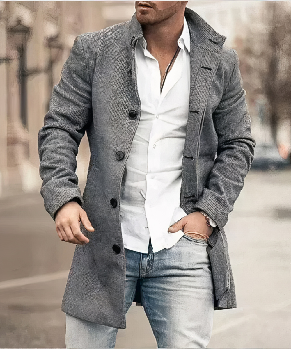 Alan - Trench elegante hombre - Corte perfecto