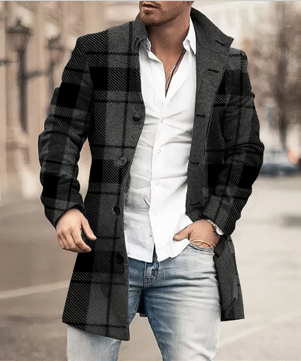 Alan - Trench elegante hombre - Corte perfecto