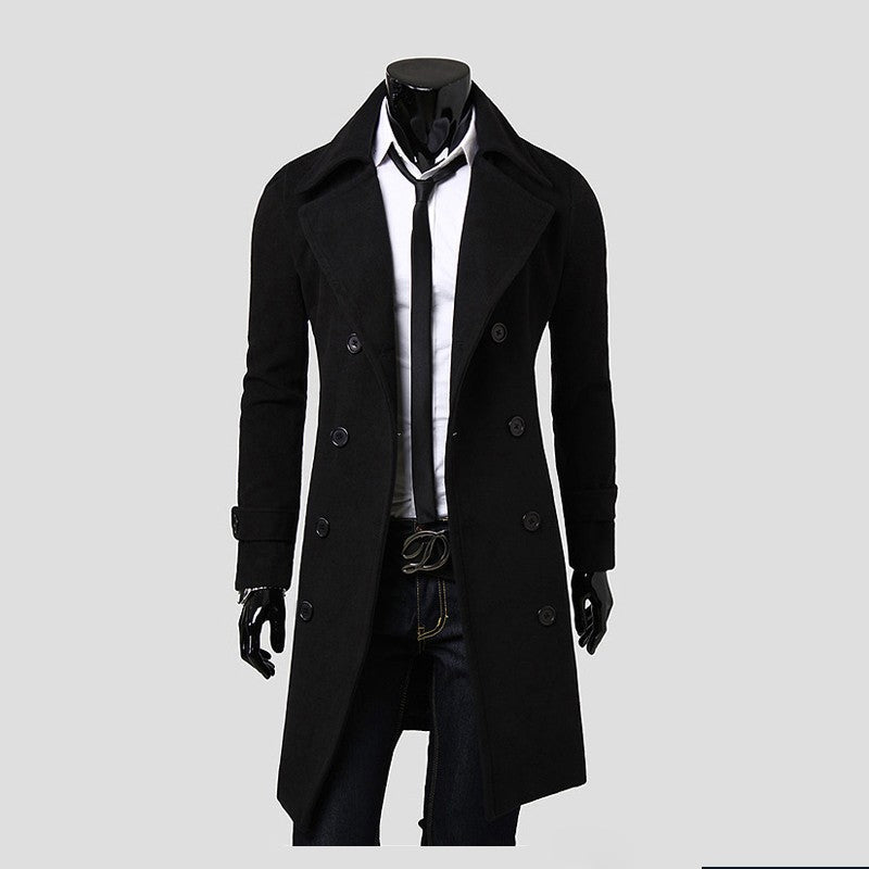 Trench Clásico Elegante Hombre - Confort y Estilo