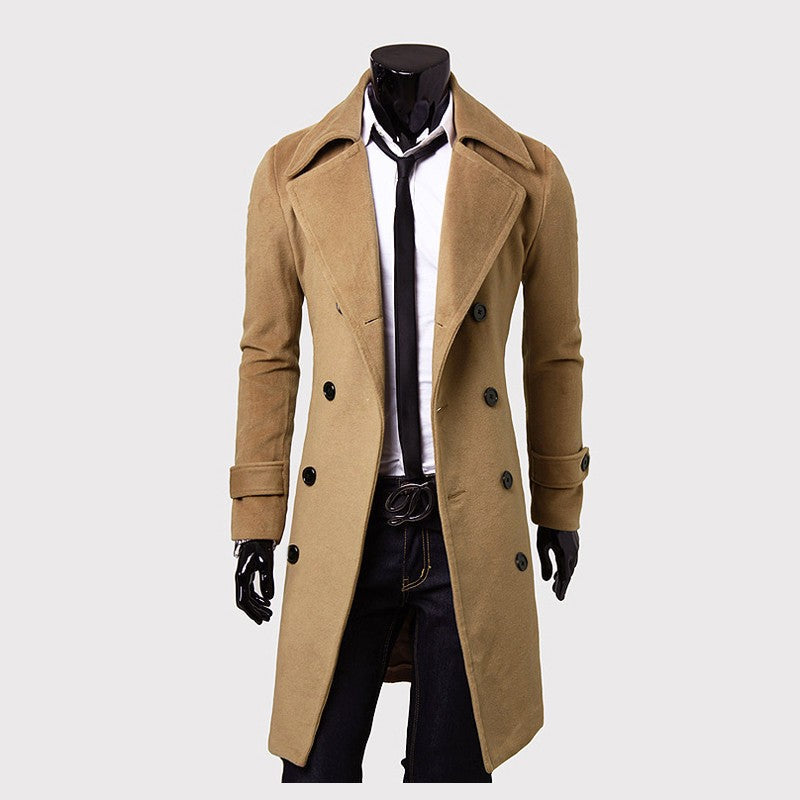 Trench Clásico Elegante Hombre - Confort y Estilo