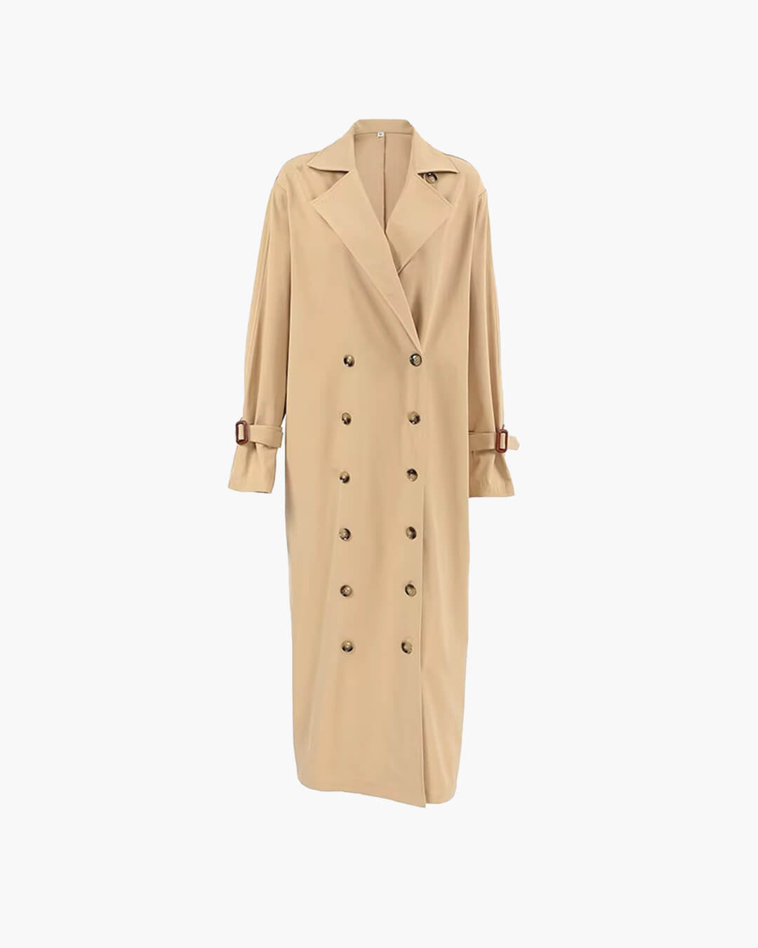 Trench Melissa clásico cruzado de doble botonadura