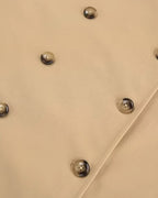 Trench Melissa clásico cruzado de doble botonadura