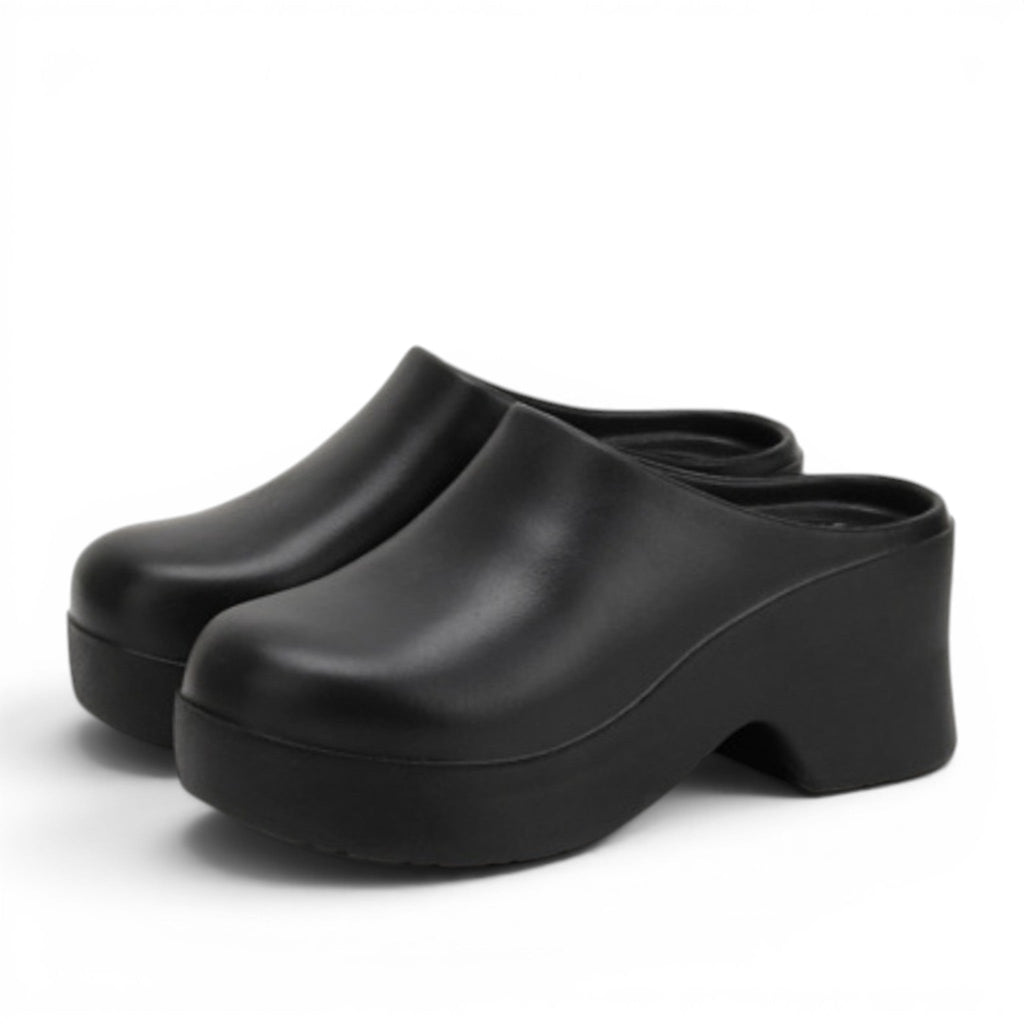Velmora - Zueco Mujer Plataforma Minimalista de Tendencia