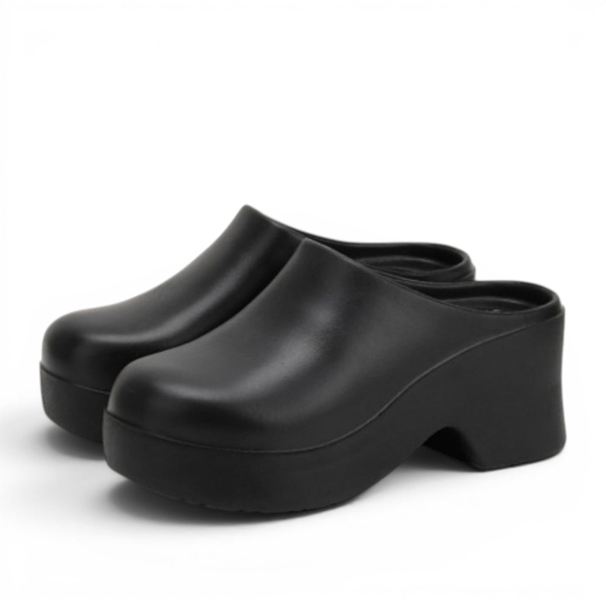 Velmora - Zueco Mujer Plataforma Minimalista de Tendencia
