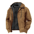 Chaqueta con capucha para hombre - Comodidad urbana y calor