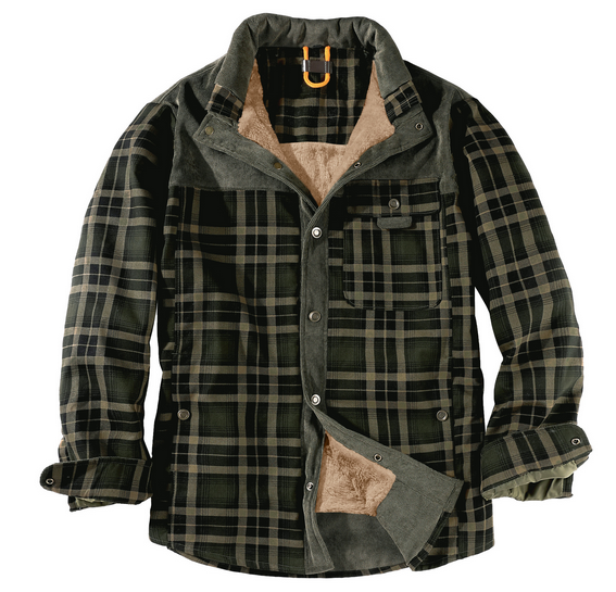 Chaqueta de leñador para hombre, cálida y resistente – Estilo atemporal para exteriores