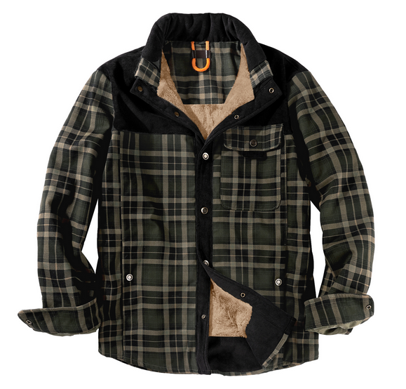 Chaqueta de leñador para hombre, cálida y resistente – Estilo atemporal para exteriores