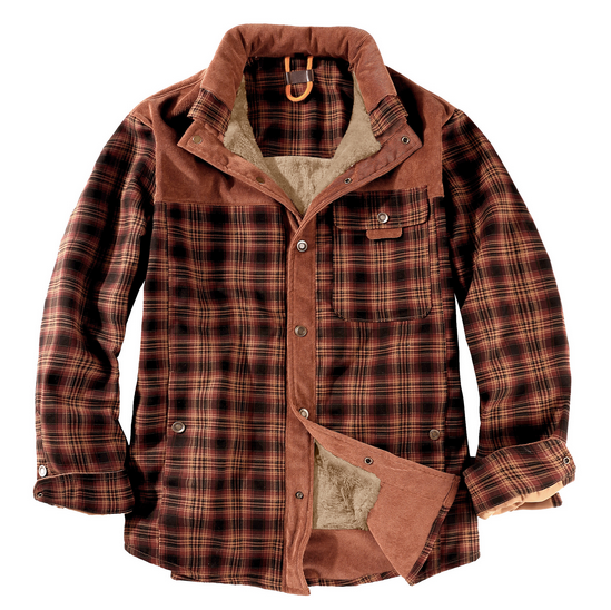 Chaqueta de leñador para hombre, cálida y resistente – Estilo atemporal para exteriores