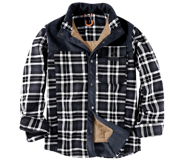 Chaqueta de leñador para hombre, cálida y resistente – Estilo atemporal para exteriores