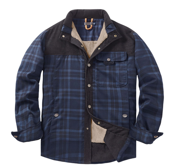 Chaqueta de leñador para hombre, cálida y resistente – Estilo atemporal para exteriores