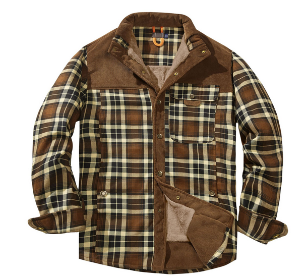 Chaqueta de leñador para hombre, cálida y resistente – Estilo atemporal para exteriores