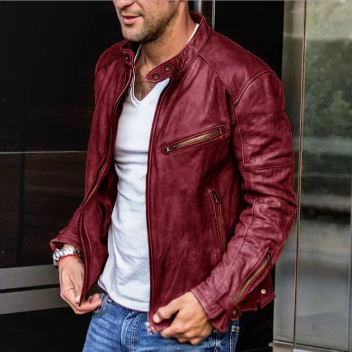 Chaqueta biker para hombre: estilo atemporal y confianza garantizada