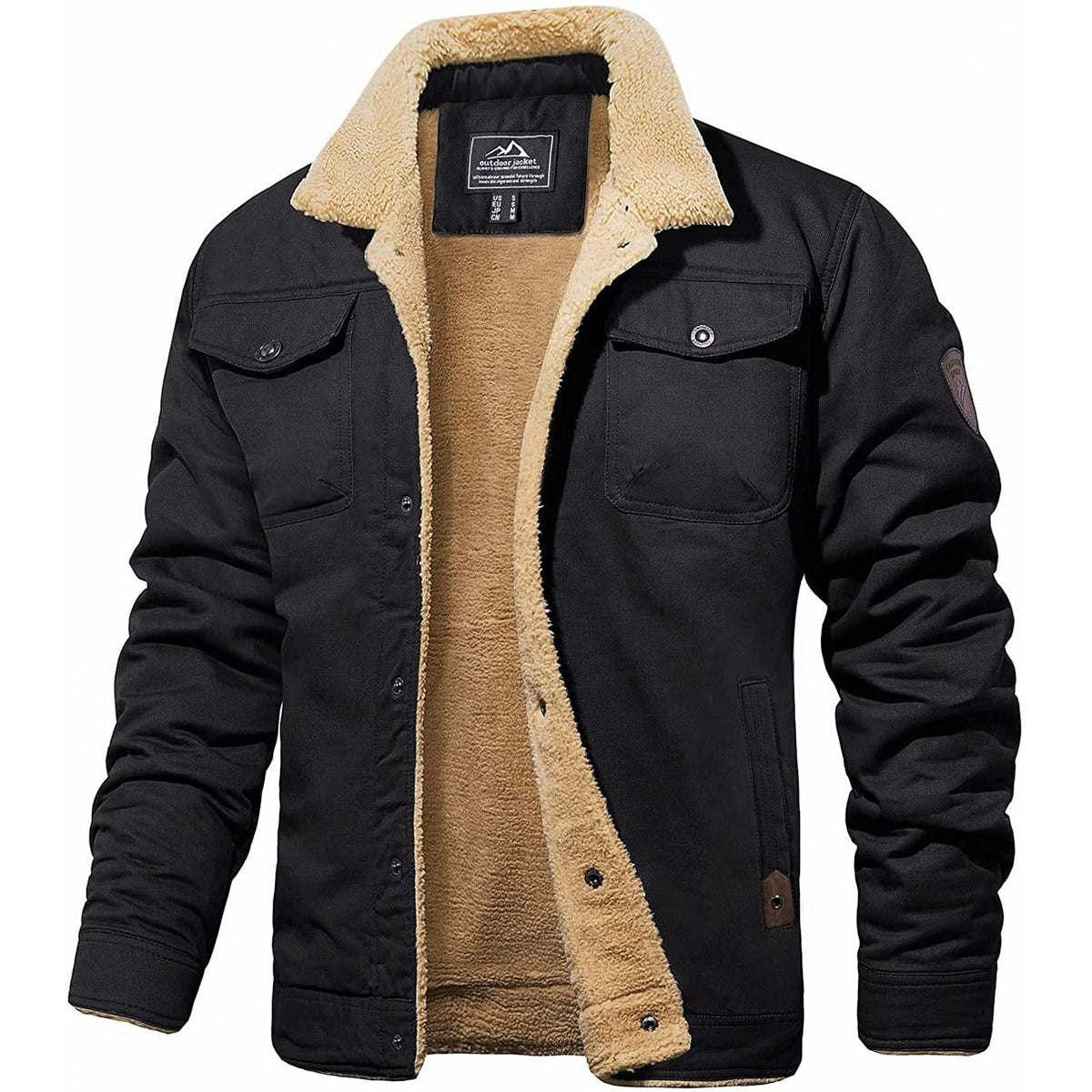 Chaqueta bomber elegante para hombre: estilo invernal y confort sofisticado