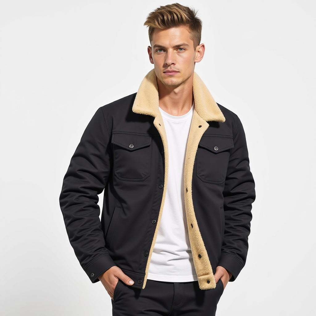 Chaqueta bombardero para hombre - Calor y estilo vintage