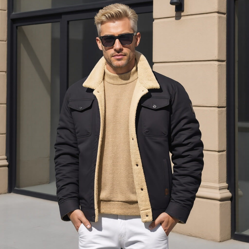 Chaqueta bombardero para hombre - Calor y estilo vintage