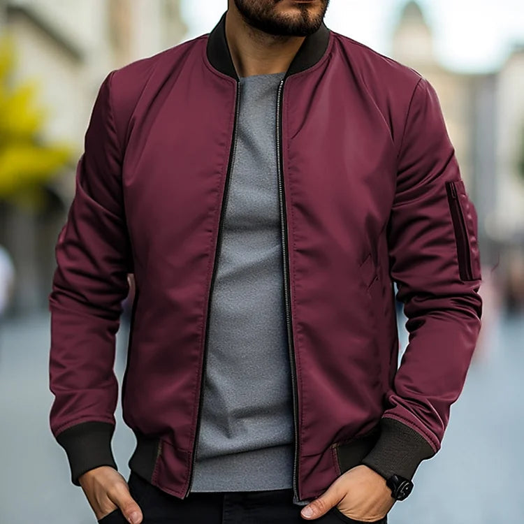 Chaqueta bomber para hombre Linus - Estilo otoñal de moda