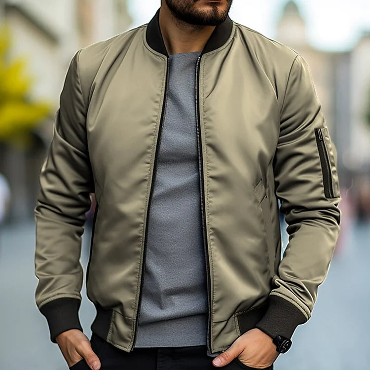 Chaqueta bomber para hombre Linus - Estilo otoñal de moda