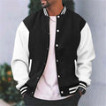 Chaqueta bomber varsity para hombre de corte entallado – Estilo moderno y cómodo